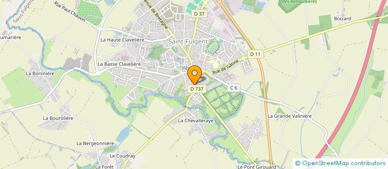 localisation de l'entreprise ATLANTICA  SAINT-FULGENT