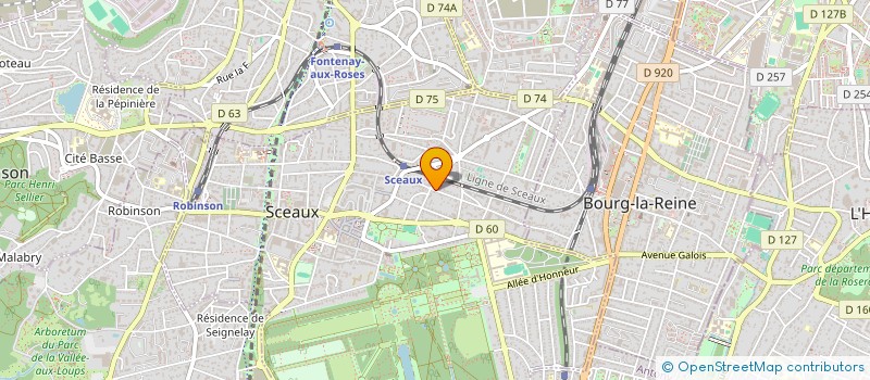 localisation de l'entreprise ATLANTICA CONSEIL  SCEAUX
