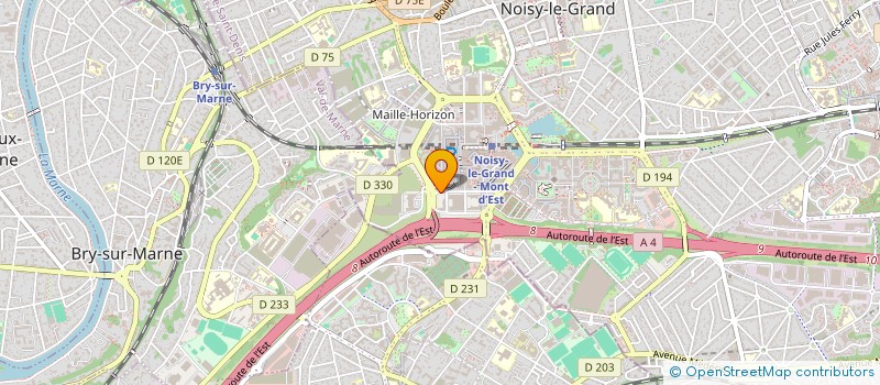 localisation de l'entreprise ATLANTICA NANTES à NOISY-LE-GRAND