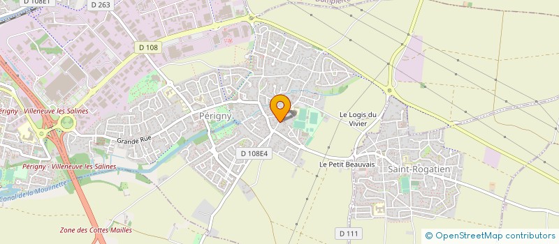 localisation de l'entreprise ATLANTICA PAYSAGE à PERIGNY