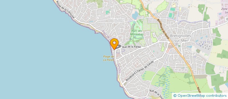 localisation de l'entreprise ATLANTICAL 85 à BRETIGNOLLES-SUR-MER