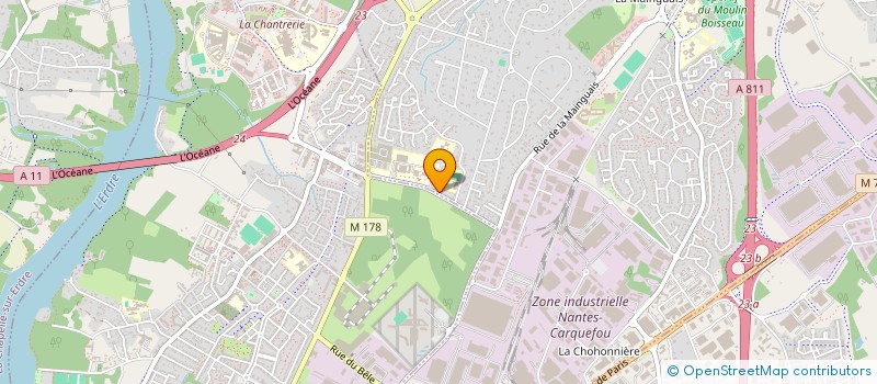 localisation de l'entreprise ATLANTICAM à CARQUEFOU