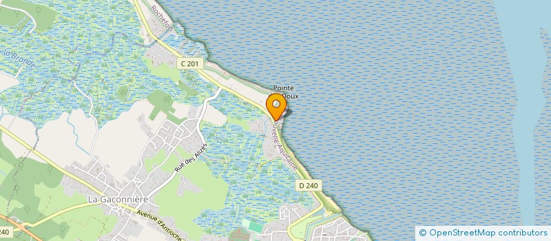 localisation de l'entreprise ATLANTICO EVASION OLERON  LE CHATEAU-D'OLERON