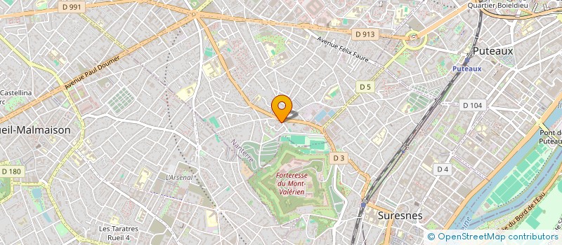 localisation de l'entreprise ATLANTID  NANTERRE