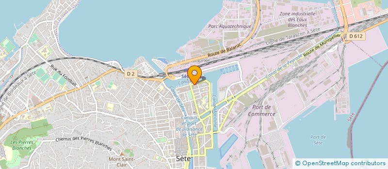 localisation de l'entreprise ATLANTIDA à SETE