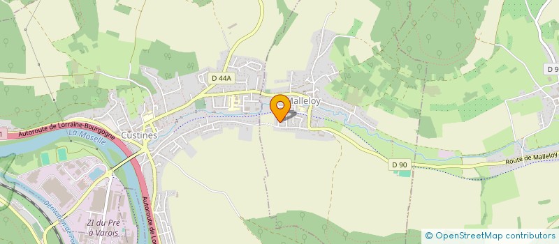 localisation de l'entreprise ATLANTIDE  MALLELOY