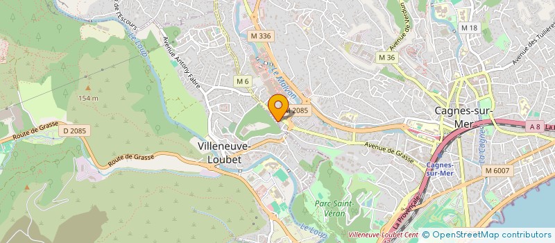 localisation de l'entreprise ATLANTIDE SARL à CAGNES-SUR-MER