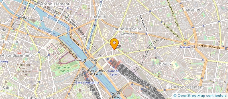 localisation de l'entreprise ATLANTIDE SAUNA HAMMAM à PARIS