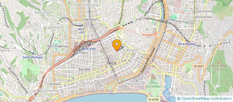 localisation de l'entreprise ATLANTIK COAST à NICE