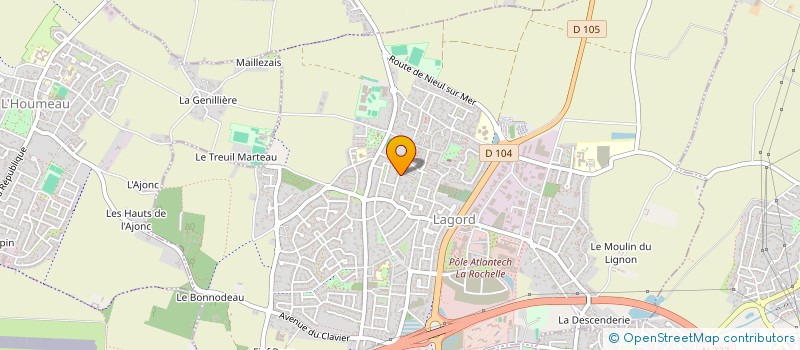 localisation de l'entreprise ATLANTIKA EVENEMENTS  RIVEDOUX-PLAGE