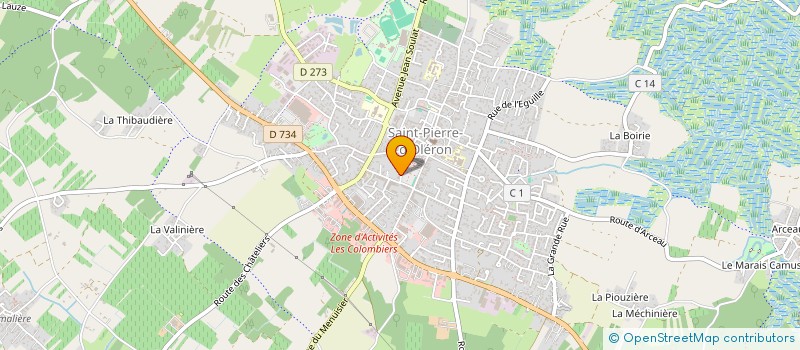 localisation de l'entreprise ATLANTIQUE  SAINT-PIERRE-D'OLERON