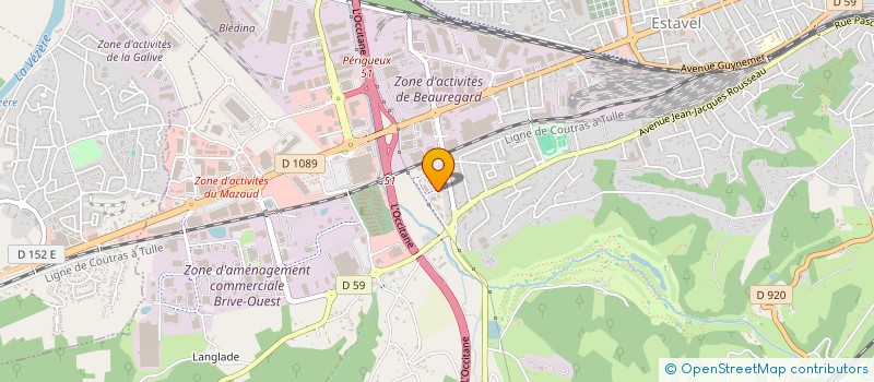 localisation de l'entreprise ATLANTIQUE ALPES INGENIERIE à BRIVE-LA-GAILLARDE