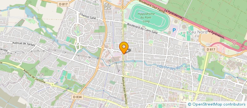 localisation de l'entreprise ATLANTIQUE AUTO LOCATION à PAU