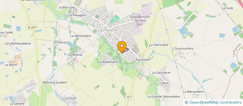 localisation de l'entreprise ATLANTIQUE AUTO WASH  LA PLANCHE