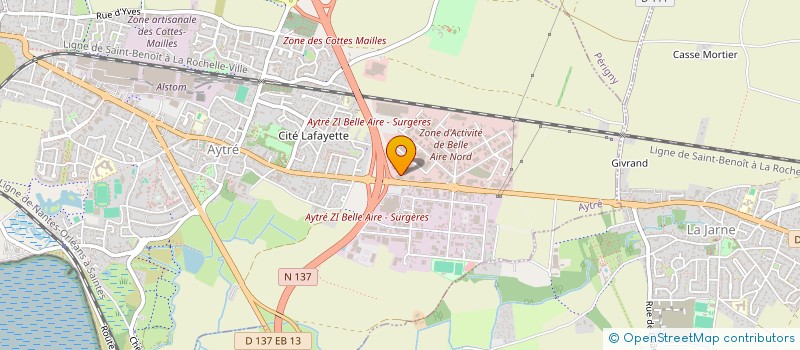localisation de l'entreprise ATLANTIQUE BARDAGE à PERIGNY