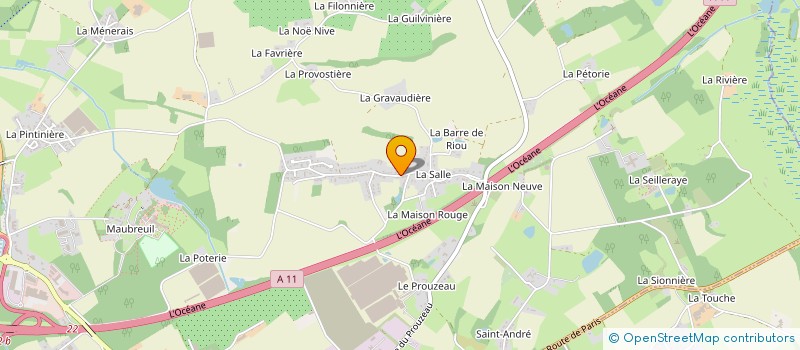 localisation de l'entreprise ATLANTIQUE BAT  CARQUEFOU