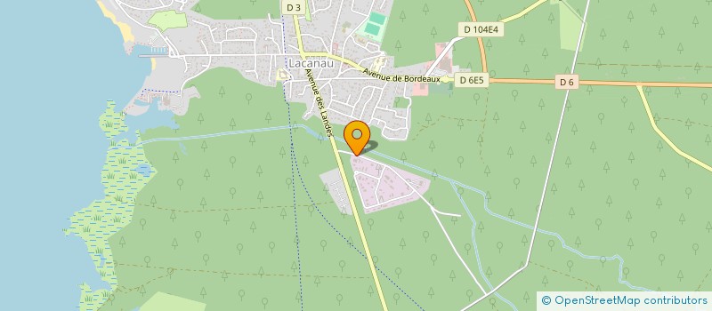 localisation de l'entreprise ATLANTIQUE BOIS ET CONCEPT à LACANAU