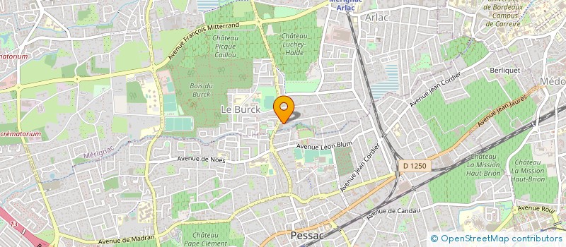 localisation de l'entreprise ATLANTIQUE BORDEAUX DEMENAGEMENTS à MERIGNAC