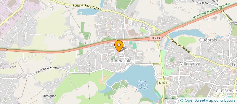 localisation de l'entreprise ATLANTIQUE BOUILLOT COUVERTURE 44 à SAINT-NAZAIRE