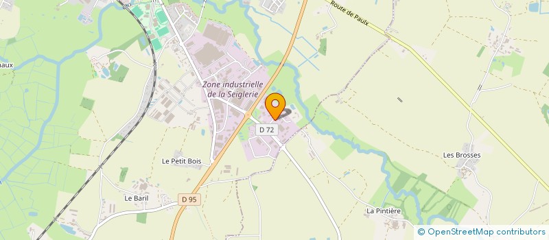 localisation de l'entreprise ATLANTIQUE BUDO à MACHECOUL-SAINT-MEME