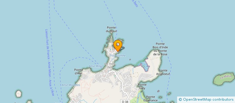 localisation de l'entreprise ATLANTIQUE CARAIBES IMMOB PLACEMENT à LES TROIS-ILETS