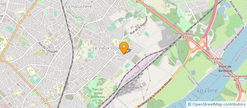 localisation de l'entreprise ATLANTIQUE CHAUFFAGE à NANTES