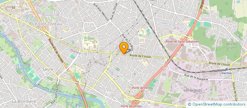 localisation de l'entreprise ATLANTIQUE CLEAN ENVIRONNEMENT  SAINT-SEBASTIEN-SUR-LOIRE