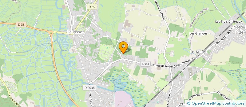 localisation de l'entreprise ATLANTIQUE CONCEPT  SAINT-HILAIRE-DE-RIEZ