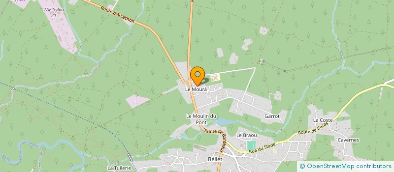 localisation de l'entreprise ATLANTIQUE CONSEIL SECURITE  BELIN-BELIET