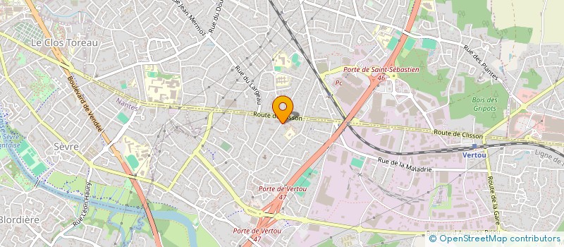 localisation de l'entreprise ATLANTIQUE CONSTRUCTION RENOVATION NANTE  VERTOU