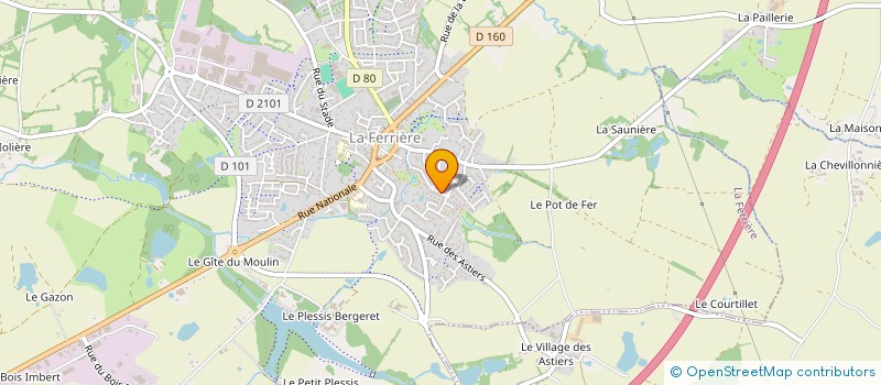 localisation de l'entreprise ATLANTIQUE COURSE à LA FERRIERE