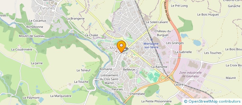 localisation de l'entreprise ATLANTIQUE COURTAGE à MORTAGNE-SUR-SEVRE