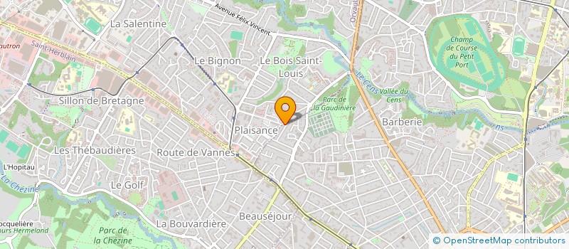 localisation de l'entreprise ATLANTIQUE COUVERTURE à NANTES
