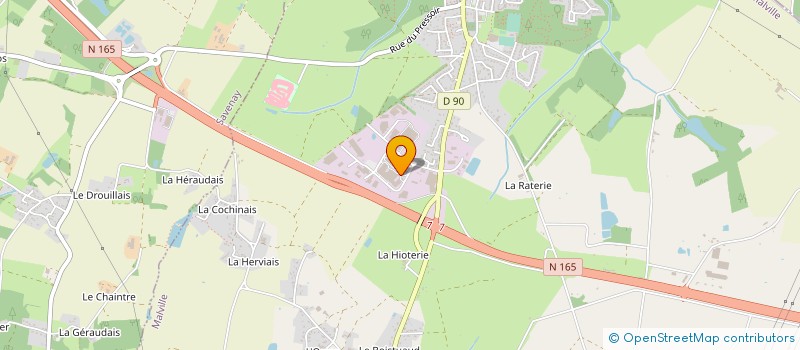 localisation de l'entreprise ATLANTIQUE DELICES à MALVILLE