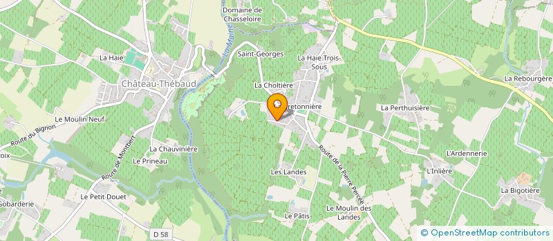 localisation de l'entreprise ATLANTIQUE DESOSSAGE SERVICE à MAISDON-SUR-SEVRE
