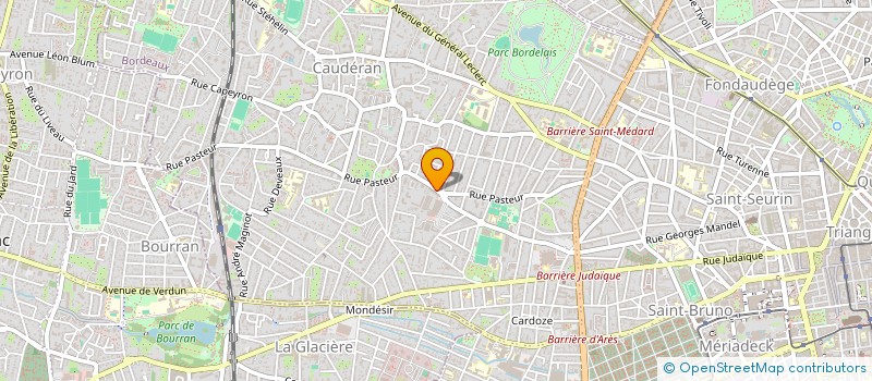 localisation de l'entreprise ATLANTIQUE DIAGNOSTICS IMMOBILIERS à BORDEAUX