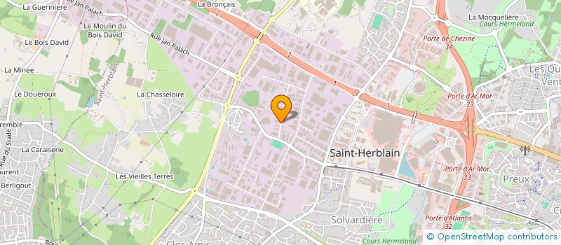 localisation de l'entreprise ATLANTIQUE DISTRIBUTION SERVICES à SAINT-HERBLAIN