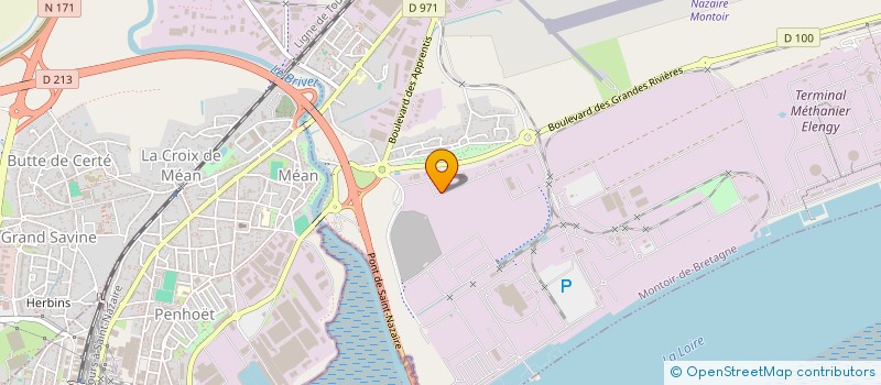 localisation de l'entreprise ATLANTIQUE DOCKER MANUTENTION  MONTOIR-DE-BRETAGNE
