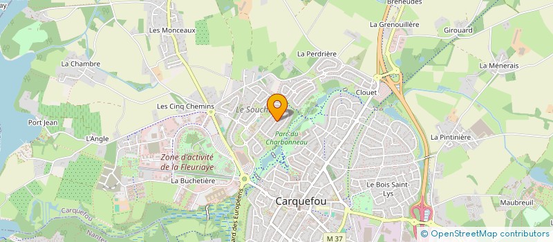 localisation de l'entreprise ATLANTIQUE ELEC ENERGIES à CARQUEFOU