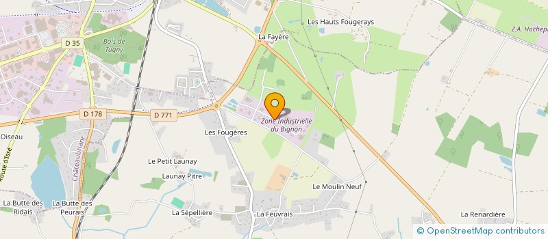 localisation de l'entreprise ATLANTIQUE ELECTRICITE  LOUISFERT