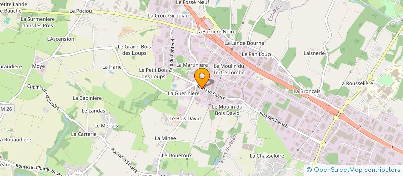 localisation de l'entreprise ATLANTIQUE ENERGIE à COUERON