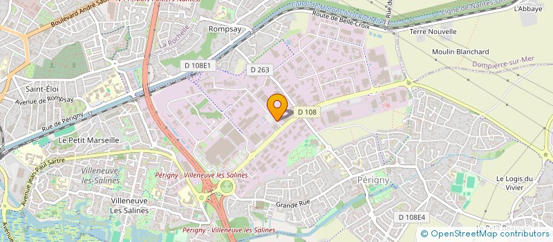localisation de l'entreprise ATLANTIQUE ENVIRONNEMENT à PERIGNY