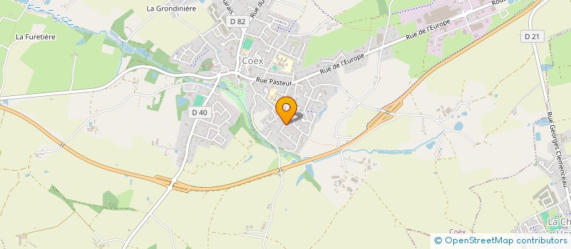 localisation de l'entreprise ATLANTIQUE EPICES à COEX