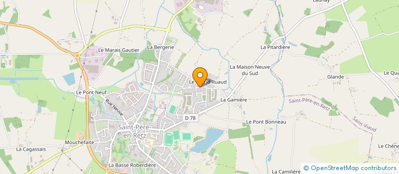 localisation de l'entreprise ATLANTIQUE ETANCH'SYSTEMES  SAINT-PERE-EN-RETZ