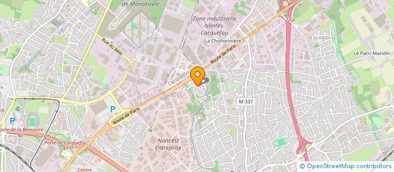 localisation de l'entreprise ATLANTIQUE EXPANSION OUEST à NANTES