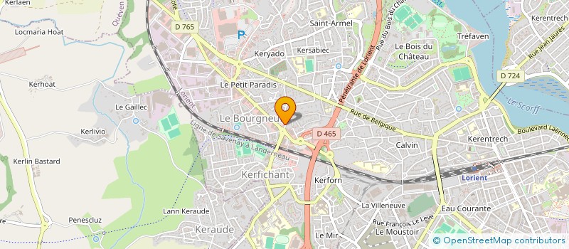 localisation de l'entreprise ATLANTIQUE FONCIER à LORIENT