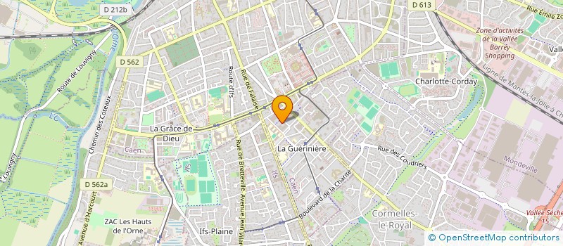 localisation de l'entreprise ATLANTIQUE FORMATION SECURITE ENVIRONNEMENT TRAVAIL 14 à CAEN