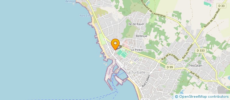 localisation de l'entreprise ATLANTIQUE GREEMENT à LA TURBALLE