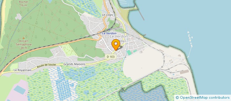 localisation de l'entreprise ATLANTIQUE HOUSE  LE VERDON-SUR-MER