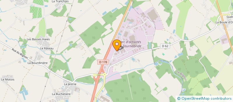 localisation de l'entreprise ATLANTIQUE IMMO MF  LA CHEVROLIERE